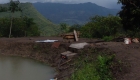 Big dam overflow construction